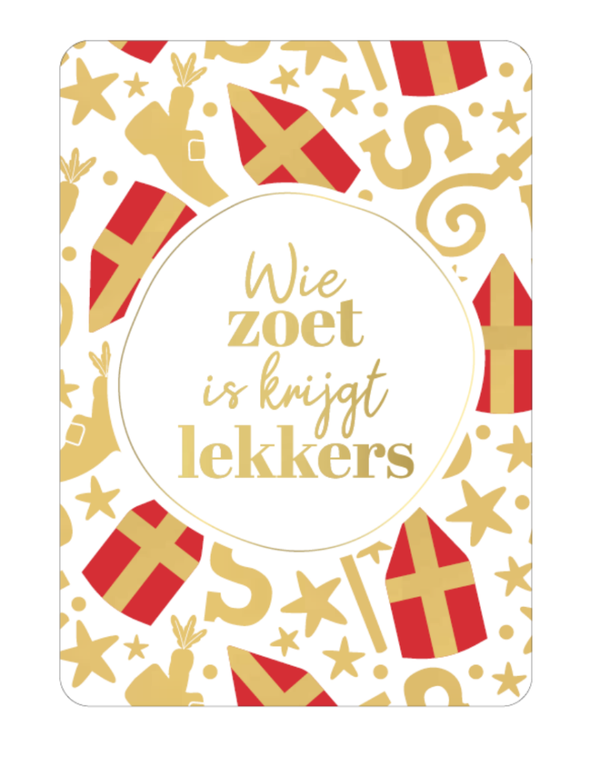 Sinterklaas kaartje