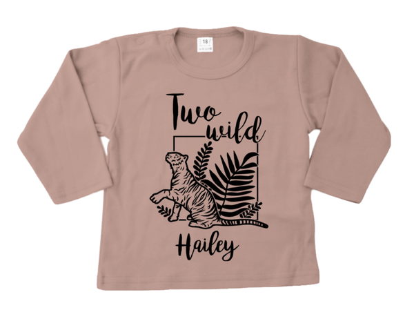 Two wild verjaardag shirt