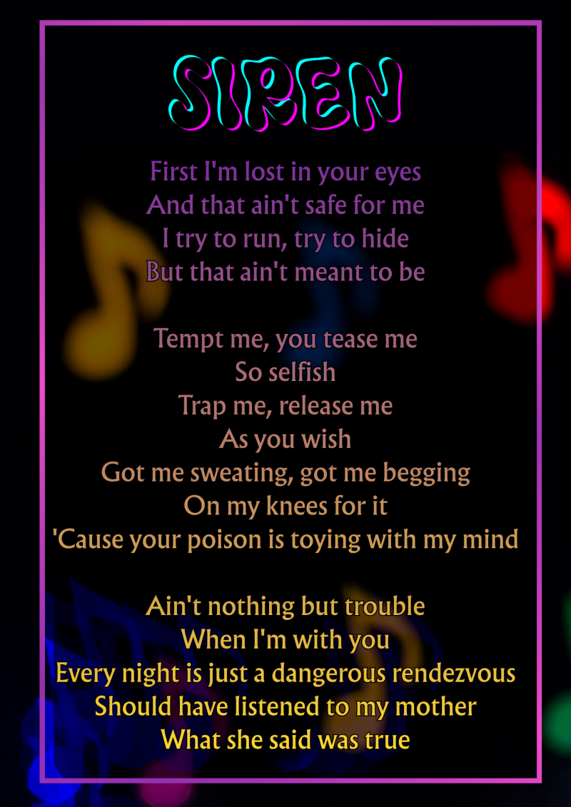 Siren lyrics