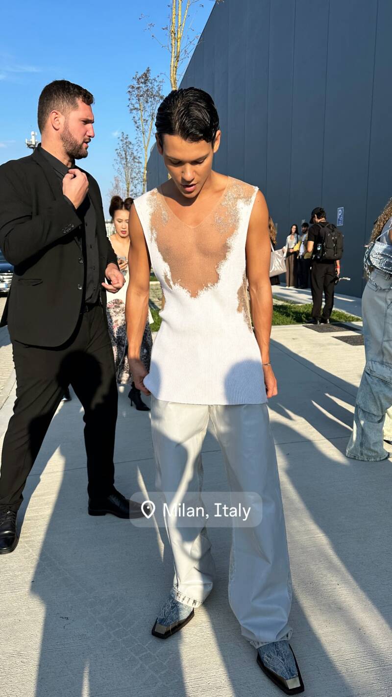 Omar Rudberg Milan Fashion Week - Diesel