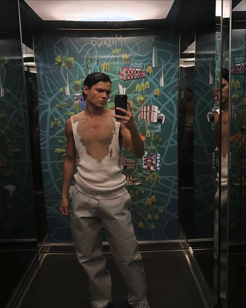 Omar Rudberg Milan Fashion Week - Diesel