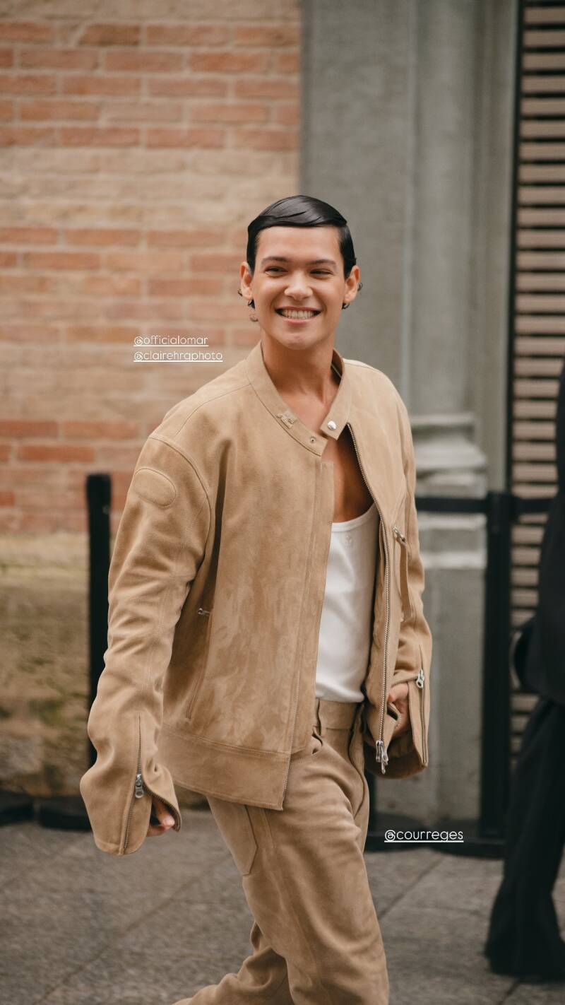 Omar Rudberg Paris Fashion Week - Courréges