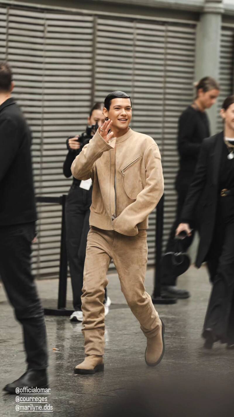 Omar Rudberg Paris Fashion Week - Courréges