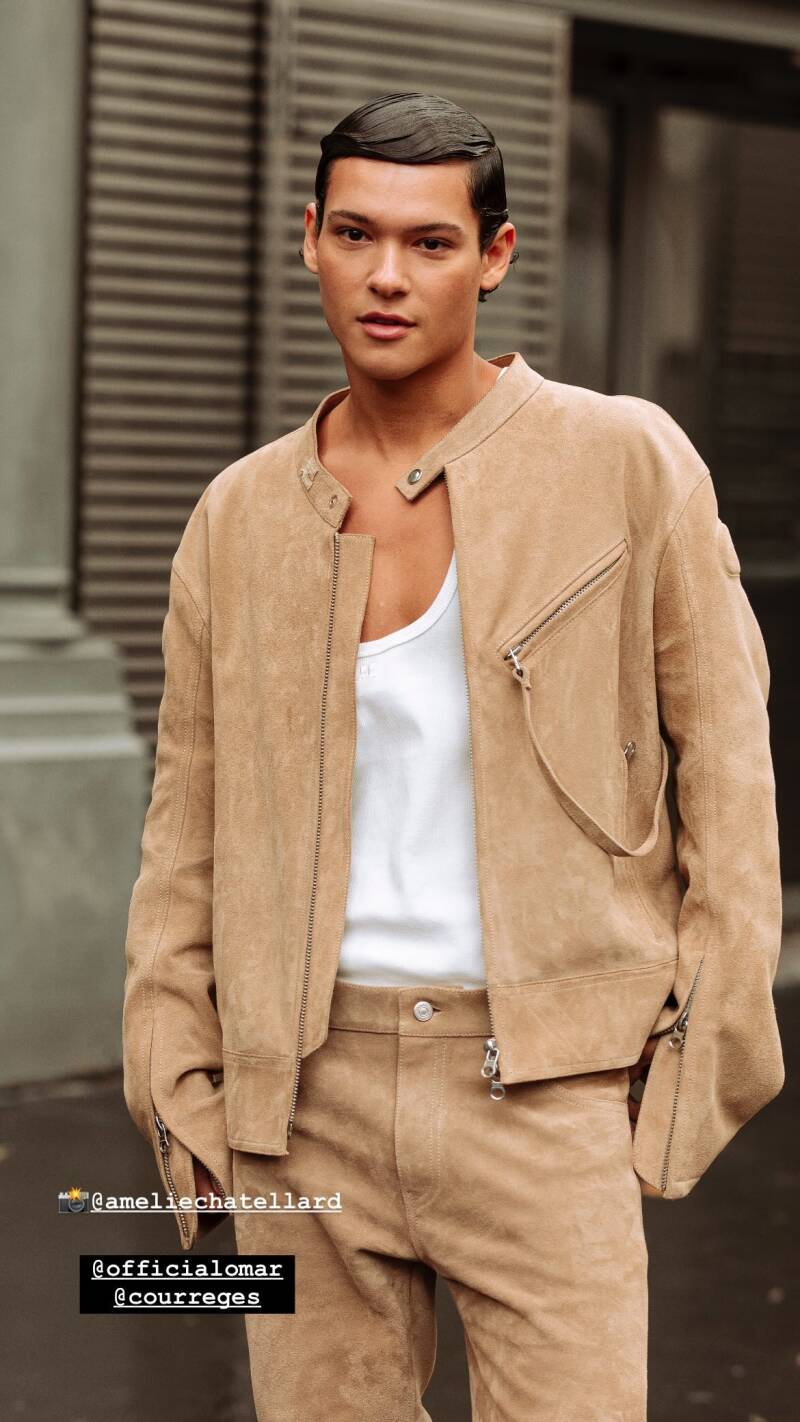 Omar Rudberg Paris Fashion Week - Courréges