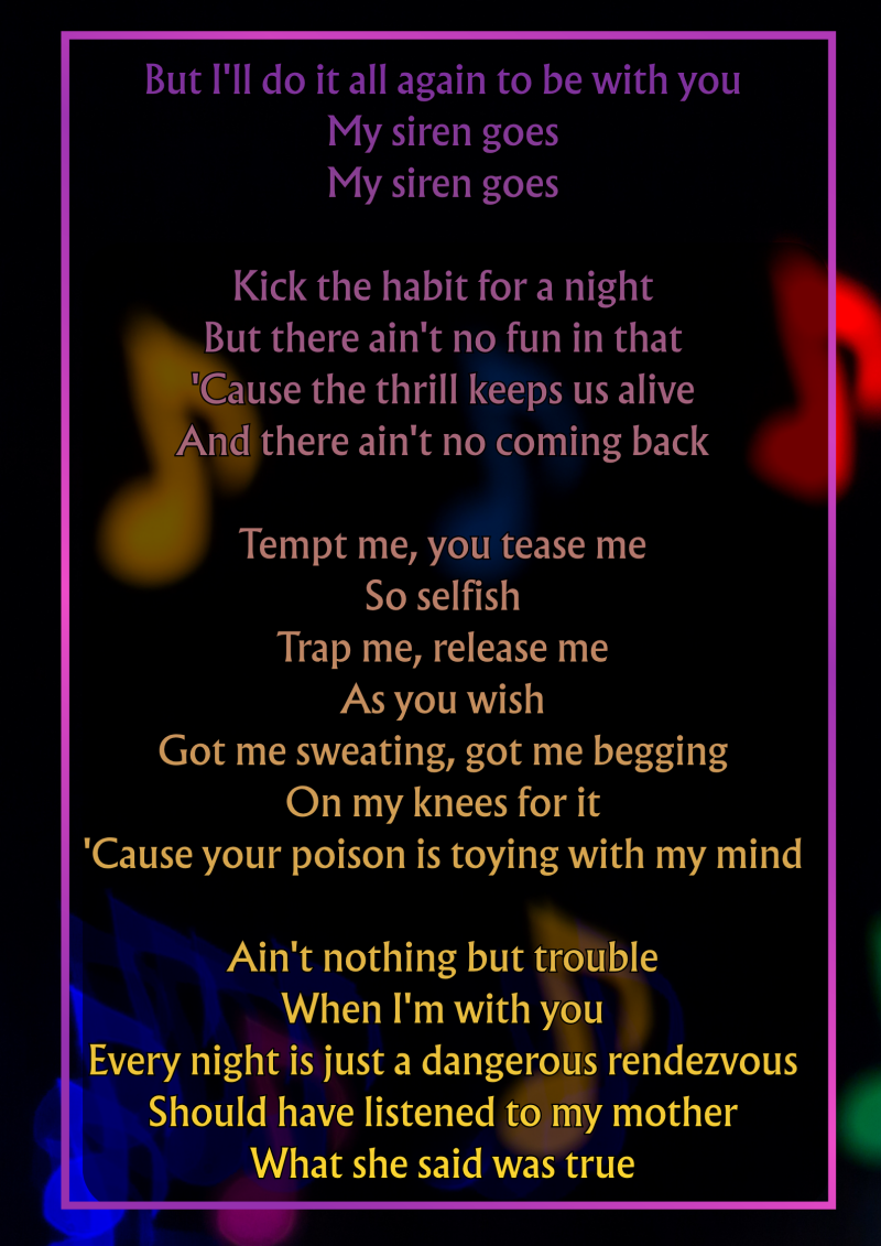 Siren lyrics