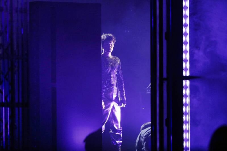 Omar Rudberg Melodifestivalen rehearsals