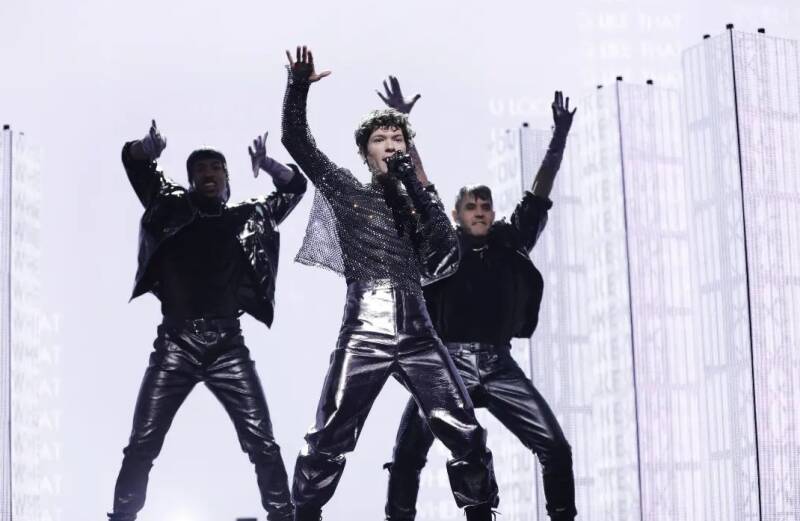 Omar Rudberg Melodifestivalen rehearsals