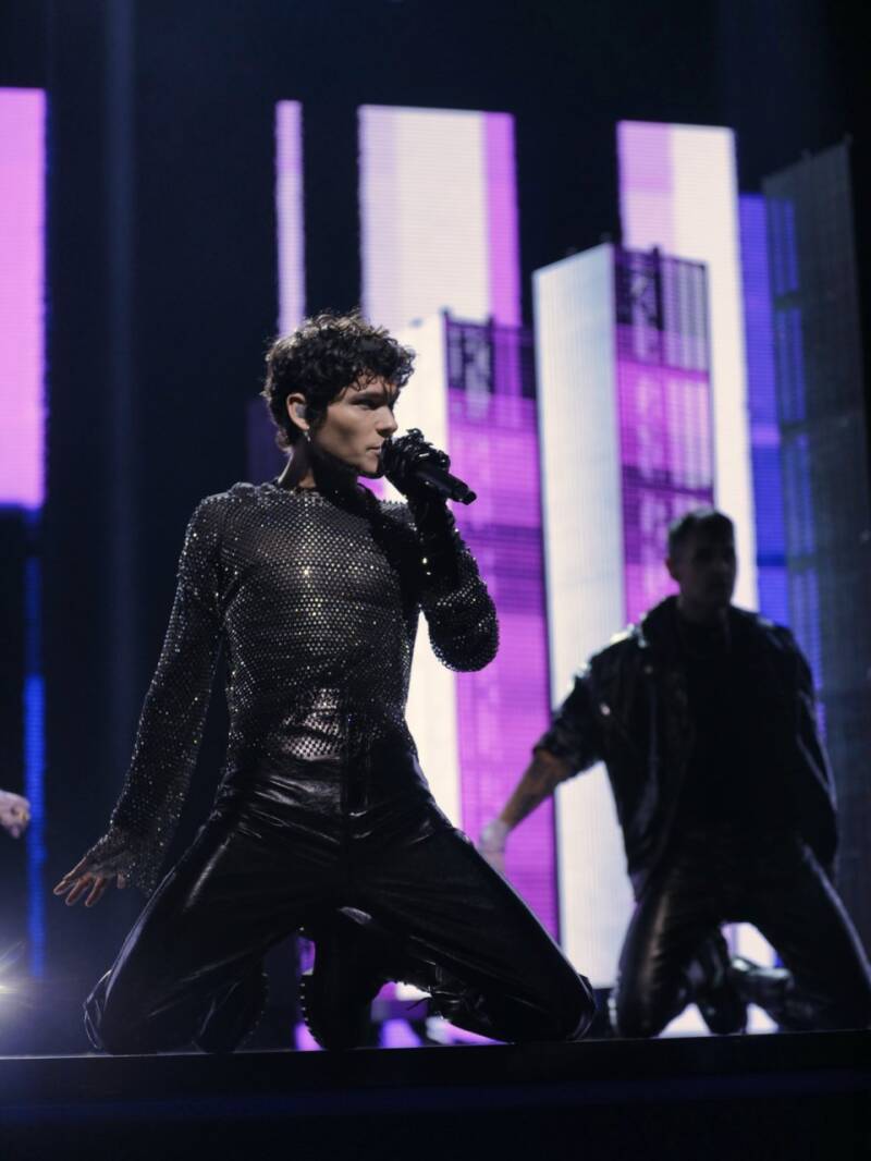 Omar Rudberg Melodifestivalen rehearsals