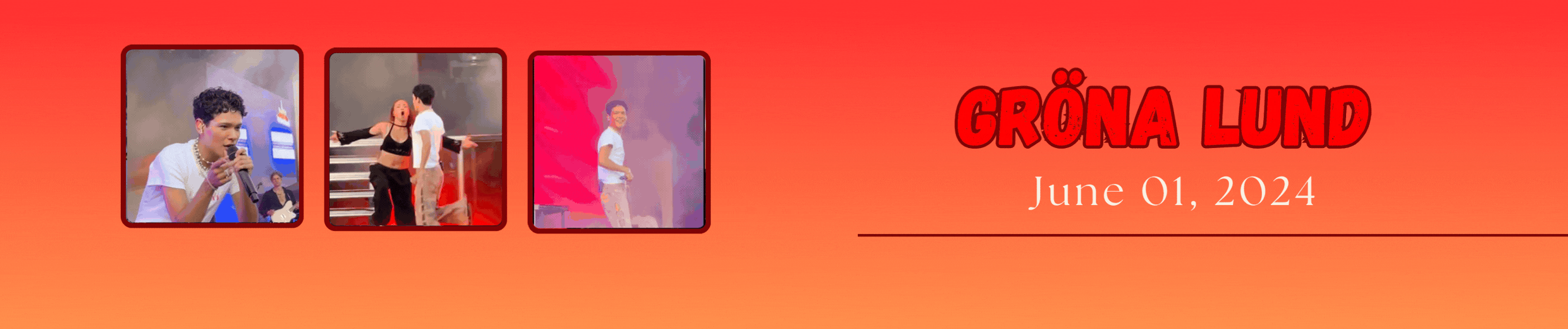 Omar Rudberg Gröna Lund. June, 2024