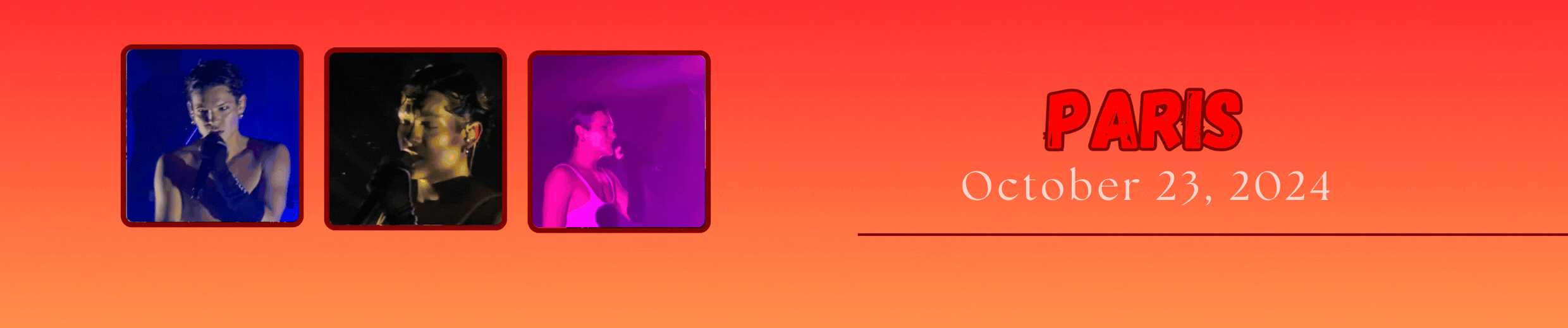 Omar Rudberg Paris. Fall Tour 2024