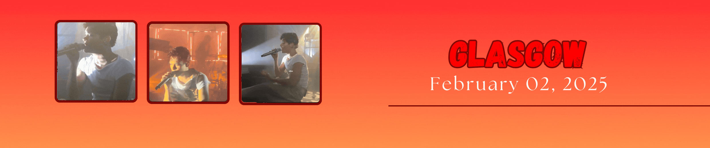 Omar Rudberg Every NIght Fantasy Tour. Glasgow