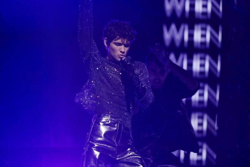 Omar Rudberg Melodifestivalen rehearsals