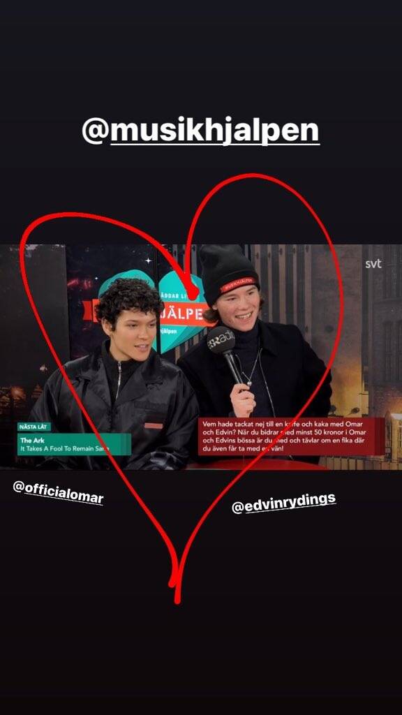 Omar Rudberg Musikhjälpen