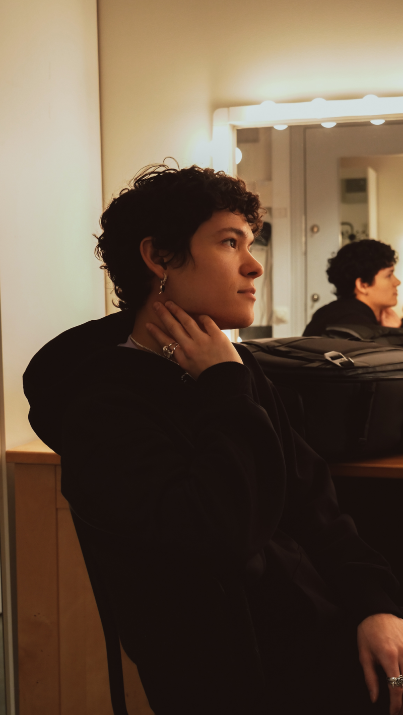 Omar Rudberg Melodifestivalen rehearsals