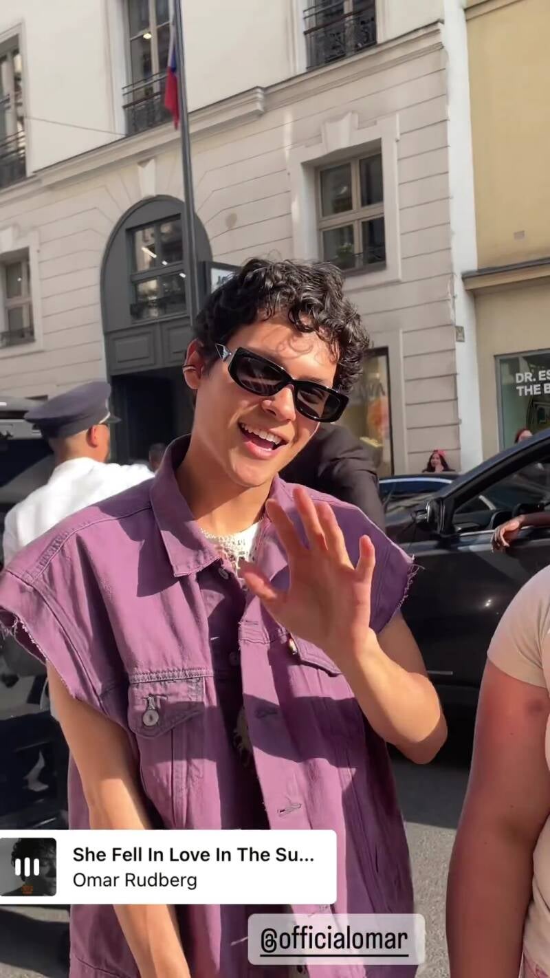 Omar Rudberg Paris Fashion Week June 2023