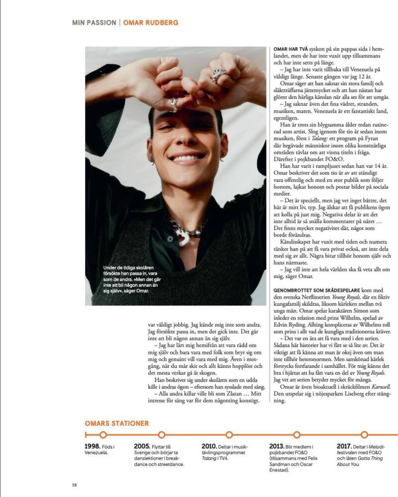 Omar Rudberg Kupe Magazine