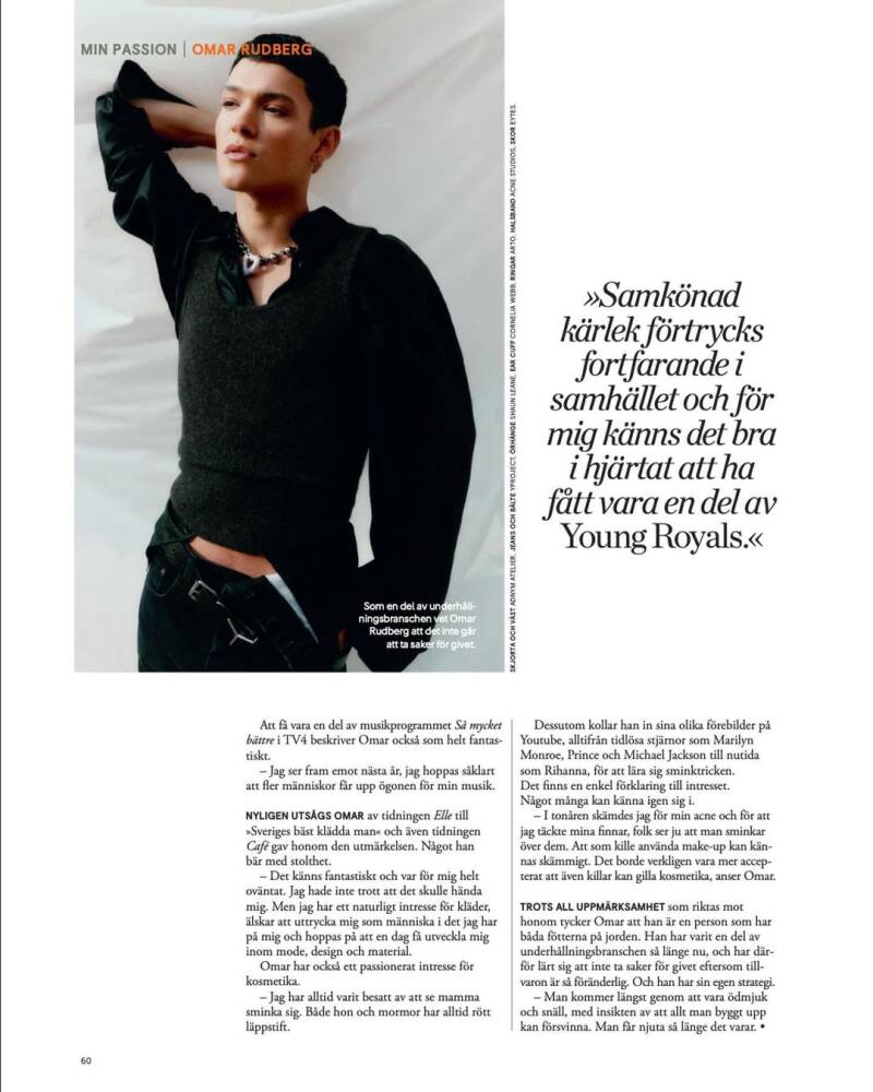 Omar Rudberg Kupe Magazine