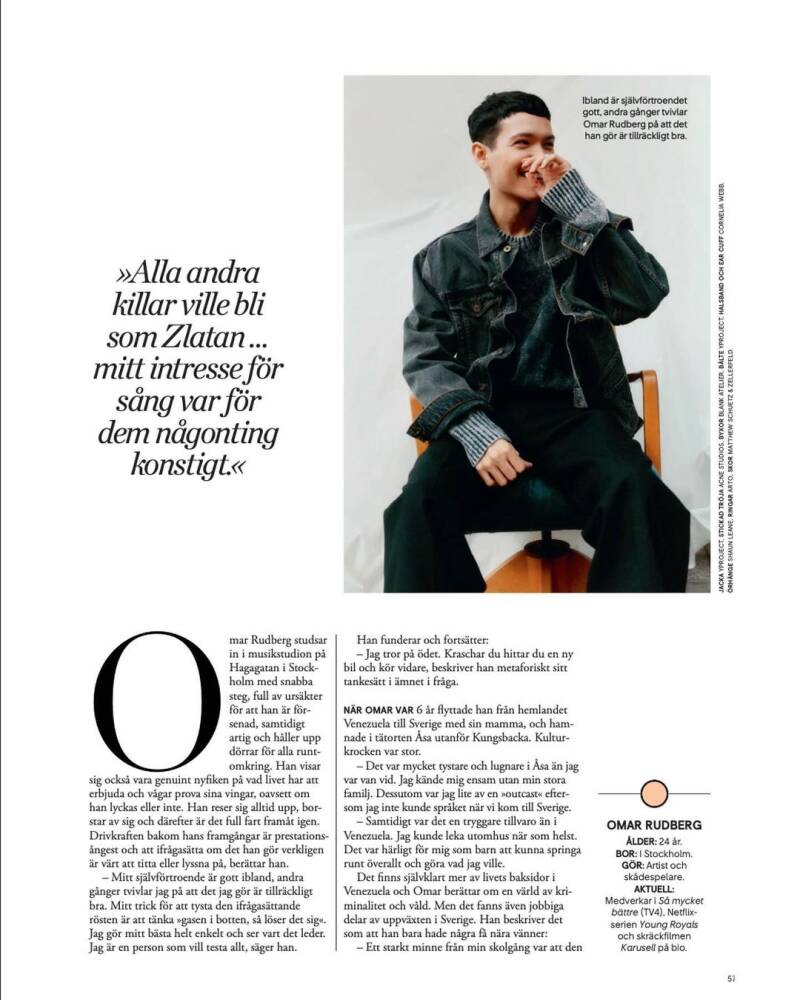 Omar Rudberg Kupe Magazine