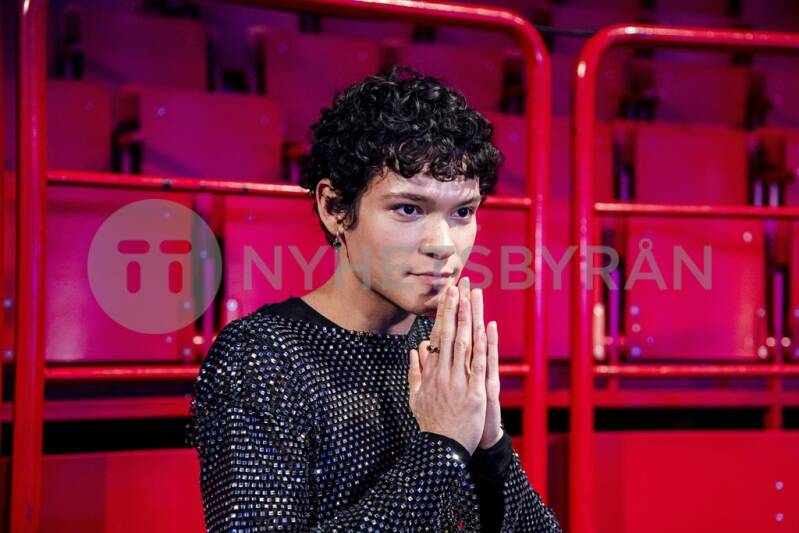 Omar Rudberg Melodifestivalen rehearsals