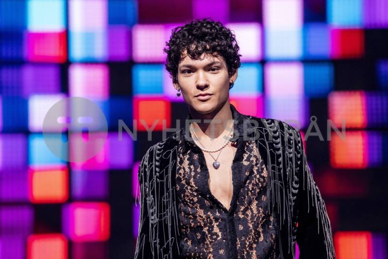 Omar Rudberg Melodifestivalen rehearsals