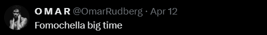 Omar Rudberg Twitter April 2026