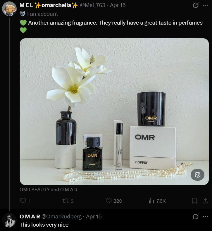 Omar Rudberg Twitter April 2026