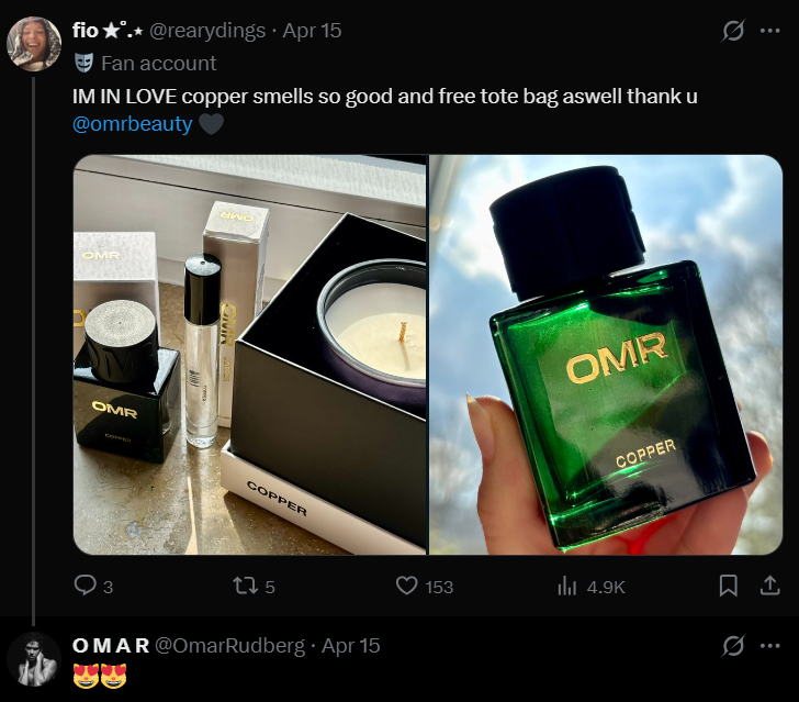 Omar Rudberg Twitter April 2026