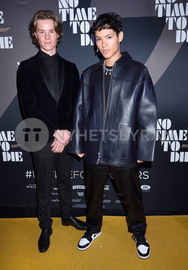 Omar Rudberg No time to die premiere