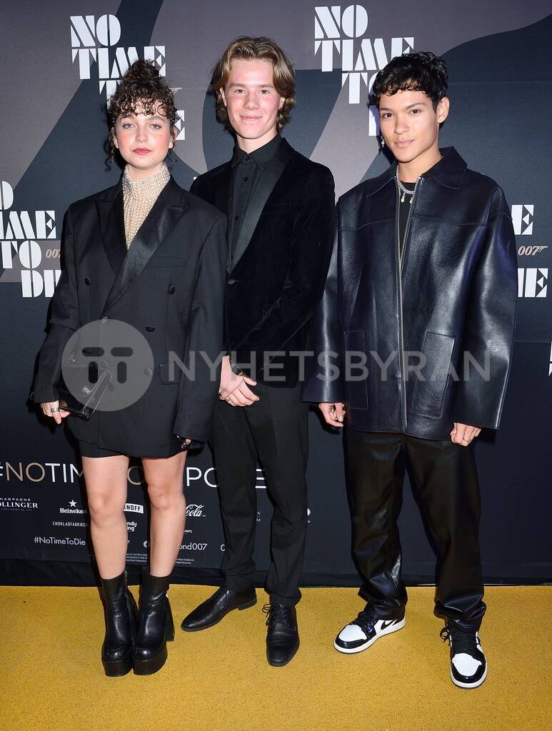 Omar Rudberg No time to die premiere