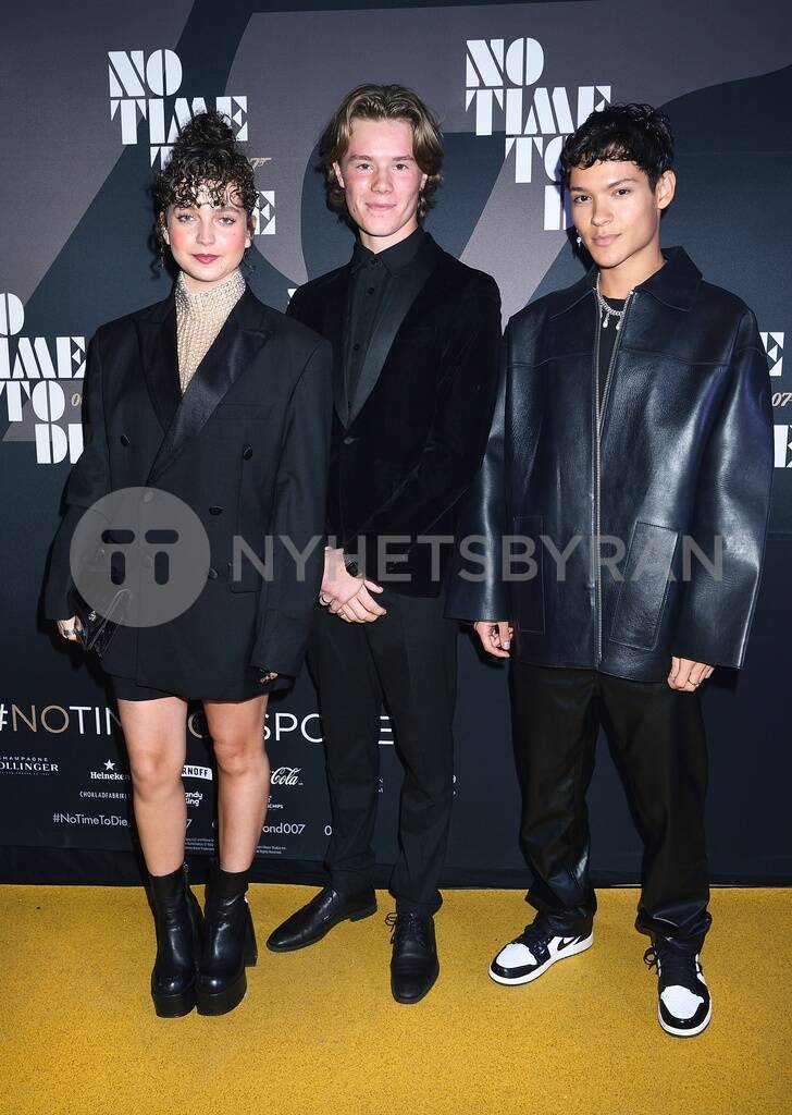 Omar Rudberg No time to die premiere
