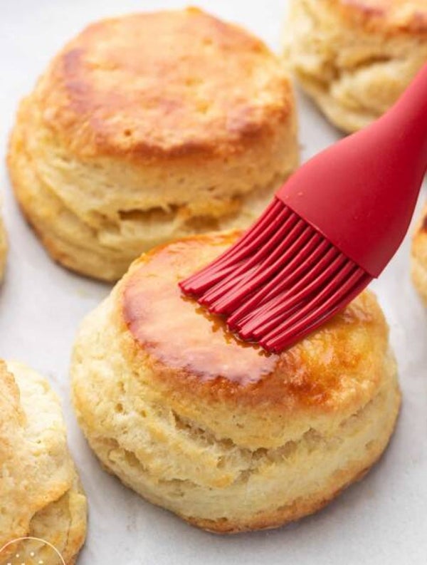 BISCUIT - Enjoy two fluffy melt in your mouth homestyle buttermilk biscuits served with a side of honey