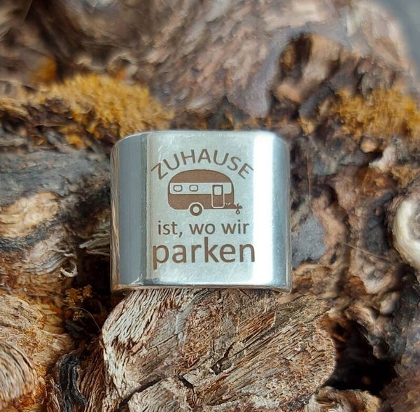 „Zuhause ist, wo wir parken“ Wohnwagen
