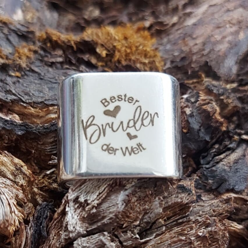 „bester Bruder der Welt“ zwei Herzen