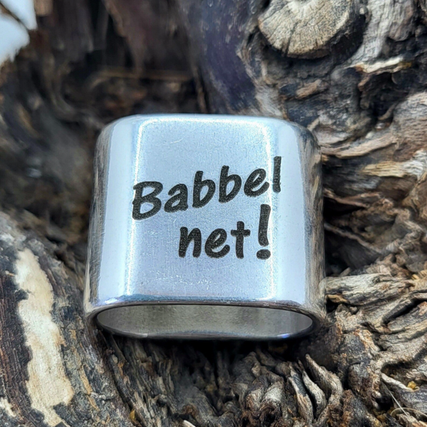 „Babbel net!“