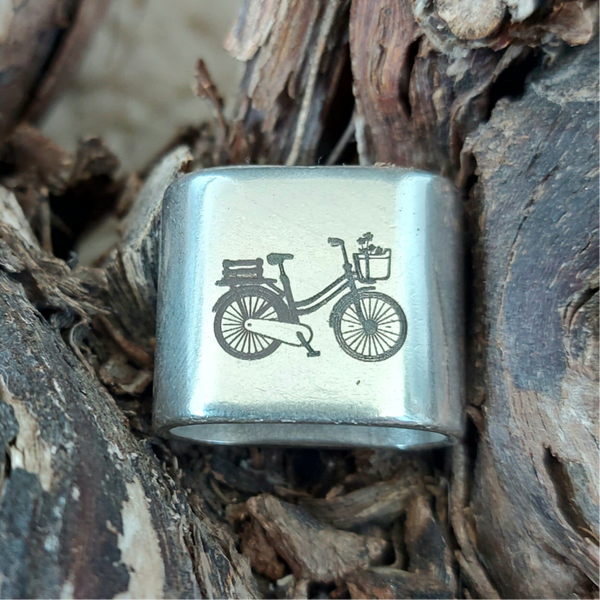 „Fahrrad Blümchen Hollandrad“