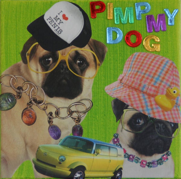 Pimp my dog 20x20x1 cm