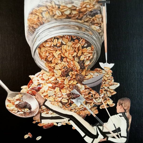 Messy morning 25x25x0,3 cm