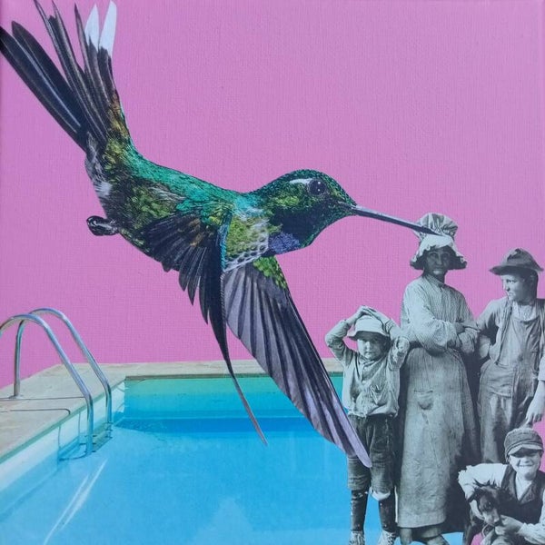 Not my hat! 20x20x1 cm