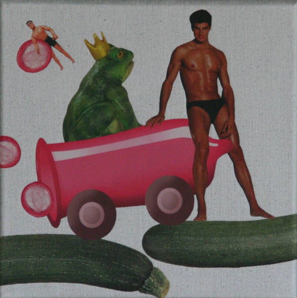 I am your prince 20x20x1 cm incl lijst 25x25x6 cm