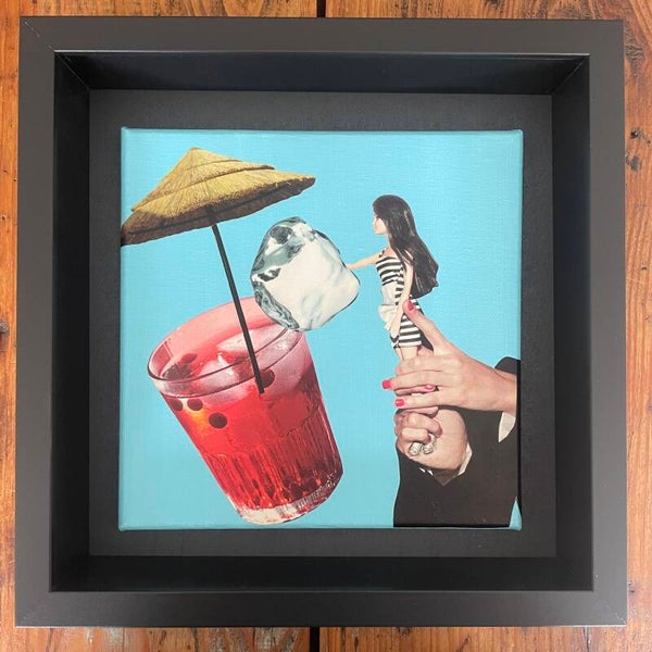 More ice please 20x20x1 cm incl. lijst 25x25x6