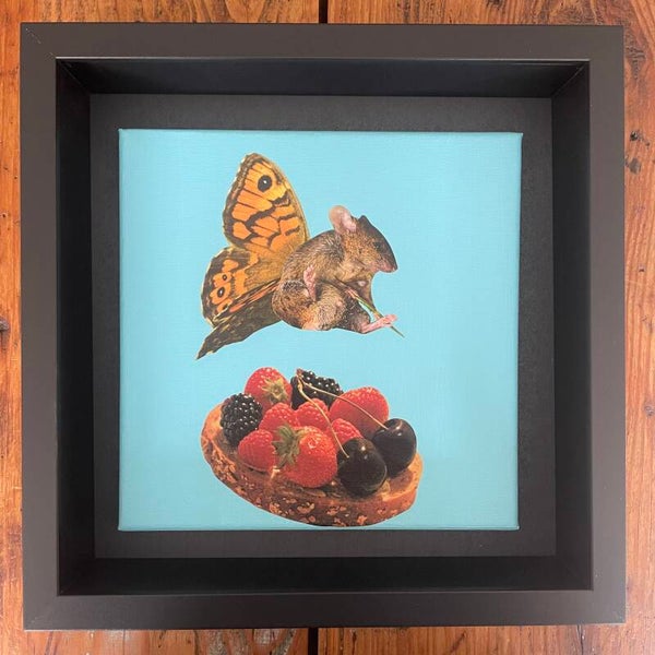 Soft landing 20x20x1 cm incl. lijst 25x25x6 cm