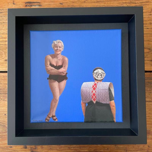 Brrrrr 20x20x1 cm incl. lijst 25x25x6 cm