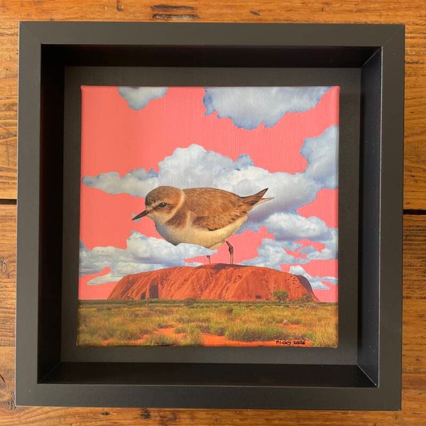 Luchtige snack 20x20x1 cm incl. lijst 35x35x6 cm