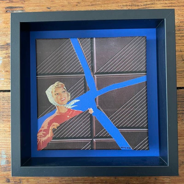 Chocolalala 20x20x1 cm incl. lijst 25x25x6 cm