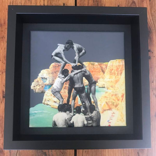 Hold on 20x20x1 cm incl lijst 25x25x6 cm