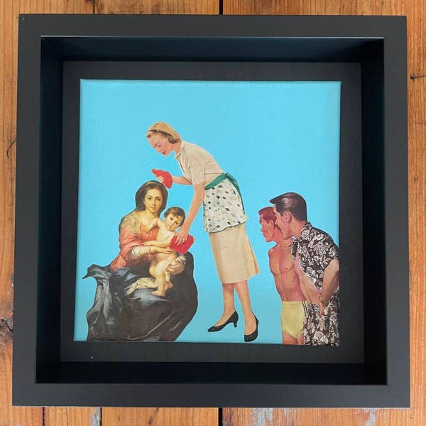 Hot mama 20x20x1 cm incl. lijst 25x25x6 cm Galerie van Slagmaat