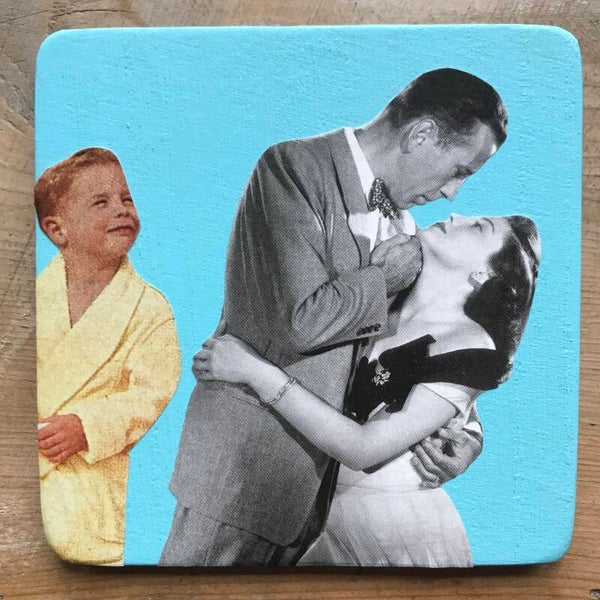 Let me kiss her too 10x10x0,5 cm