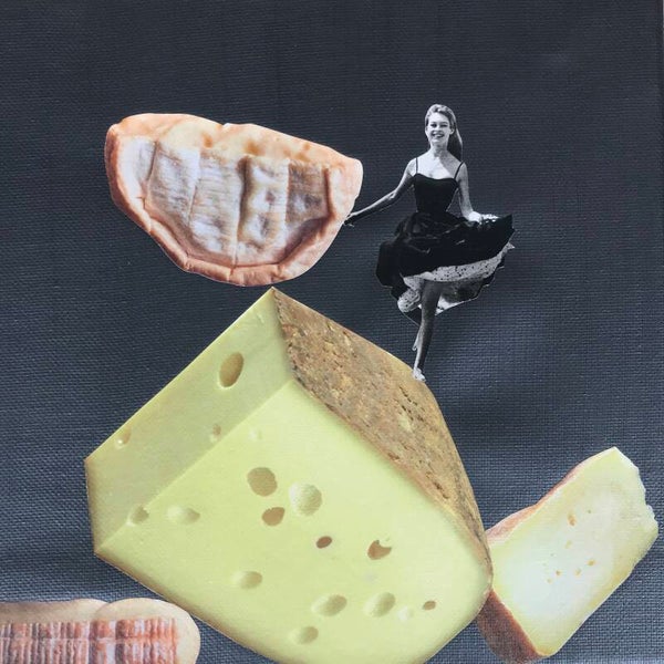 Run Brigitte, run 20x20x1 cm