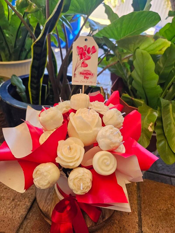 White Rose Valentine Box