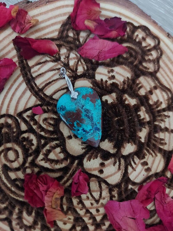 Pendentif en azurite